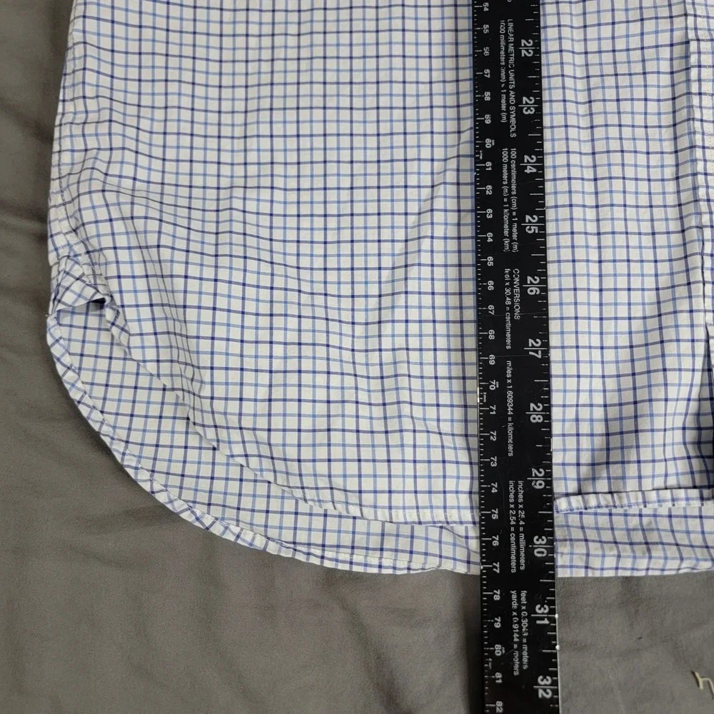 Polo Ralph Lauren Purepress Shirt Men's Medium Plaid Long Sleeve Button Up